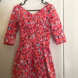 Vintage H&M dress retro print